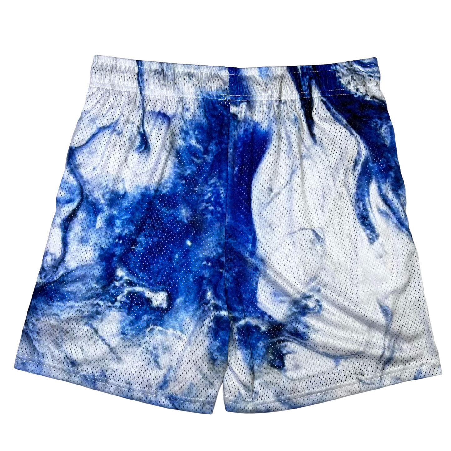 GZ Miami South Shore✥𝔾𝕣𝕠𝕦𝕟𝕕ℤ𝕖𝕣𝕠®✥2023 Southern suit big guy/GZ American casual neutral sports outdoor glass blue and white quarter shorts and ball pants 