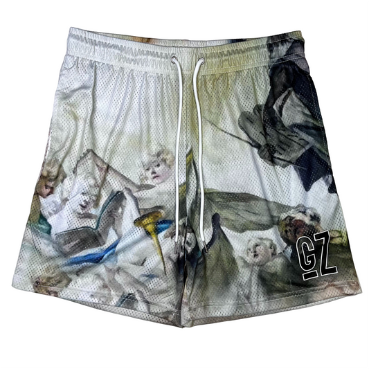 GZ Miami South Shore✥𝔾𝕣𝕠𝕦𝕟𝕕ℤ𝕖𝕣𝕠®✥2023 Southern suit big guy/GZ American casual neutral sports outdoor Renaissance four-point shorts and ball pants 