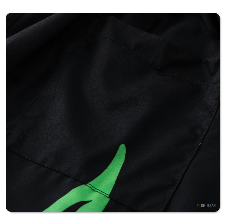G.Z マイアミ サウスショア✥𝔾𝕣𝕠𝕦𝕟𝕕ℤ𝕖𝕣𝕠®✥2023 サザンスーツ ボス/アメカジ フレーム オーロラ ルーズ オープンカラー シャツ ショート スーツ