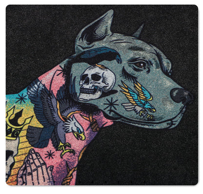 G.Z 邁阿密南岸✥𝔾𝕣𝕠𝕦𝕟𝕕ℤ𝕖𝕣𝕠®✥２０２３南裝大佬/美式紋身惡犬水洗短袖中性T-Shirt